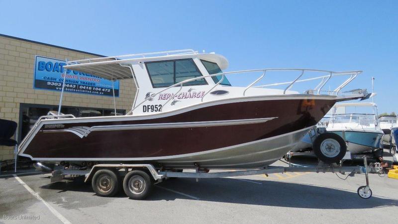 marineline 7.5 sports cuddy set up for offshore fishing